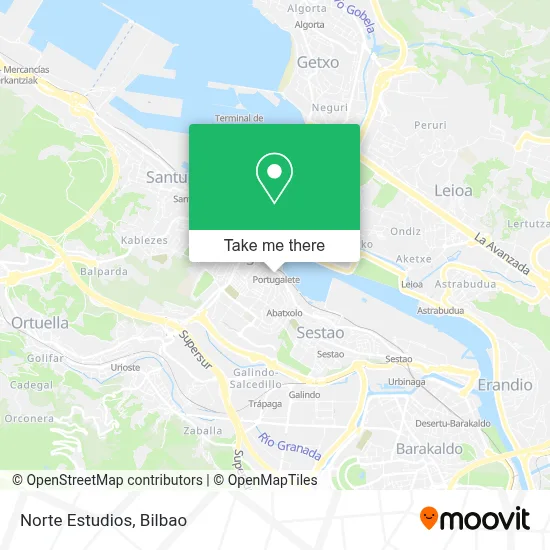 Norte Estudios map