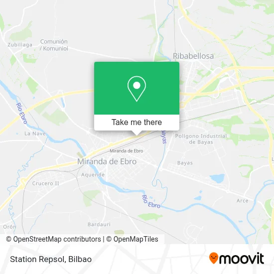 Station Repsol map