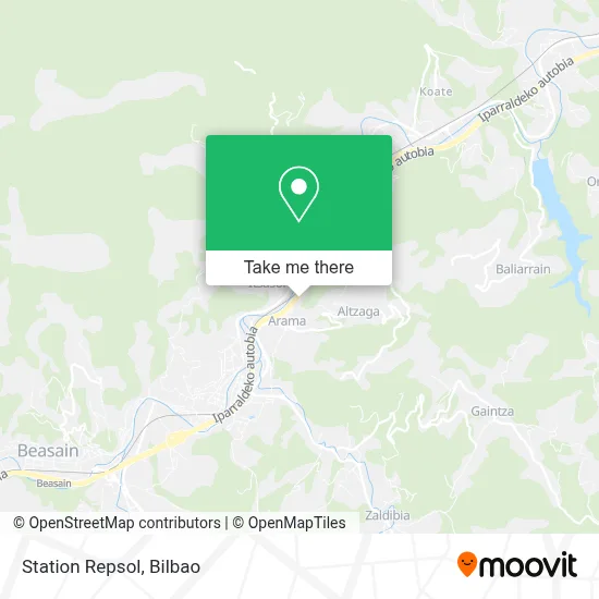 Station Repsol map