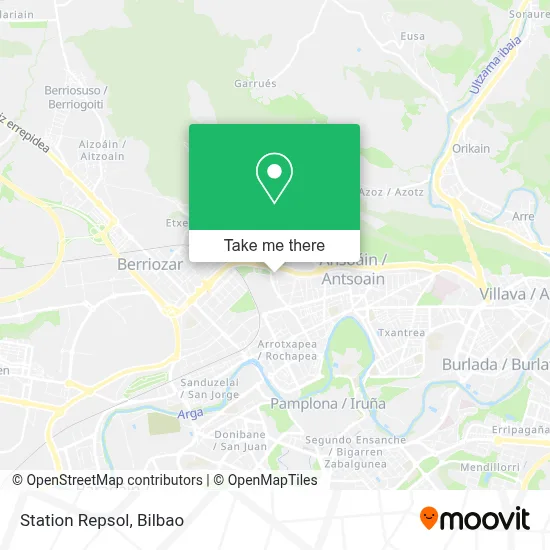 Station Repsol map