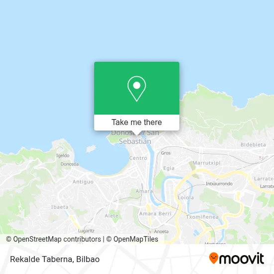 Rekalde Taberna map