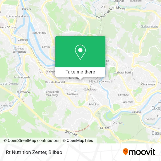 Rt Nutrition Zenter map