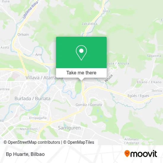 Bp Huarte map