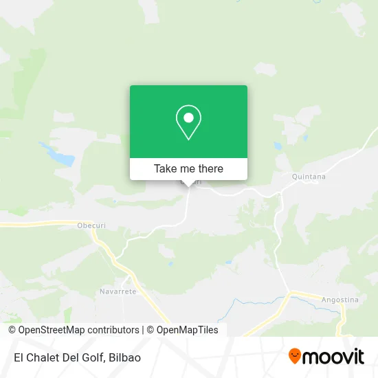 El Chalet Del Golf map