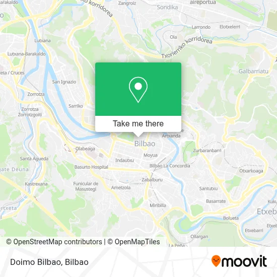 Doimo Bilbao map