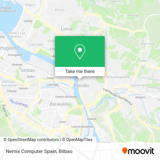 Nemix Computer Spain map