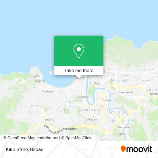 Kiko Store map
