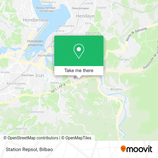 Station Repsol map