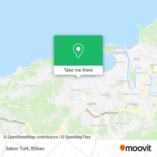 Sabor Turk map