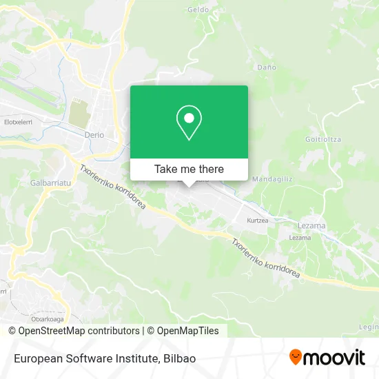 European Software Institute map