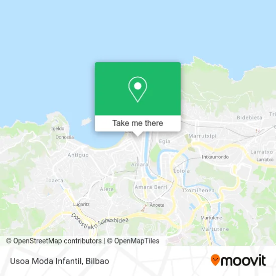 Usoa Moda Infantil map