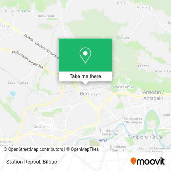 Station Repsol map