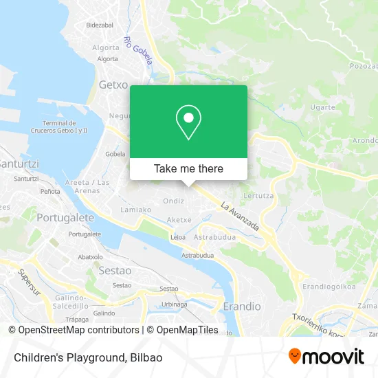 Parque Infantil map