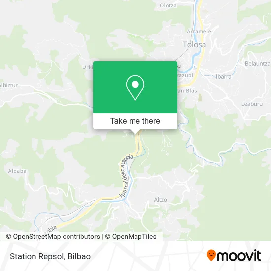 Station Repsol map