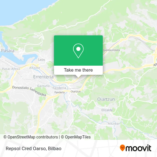 Repsol Cred Oarso map