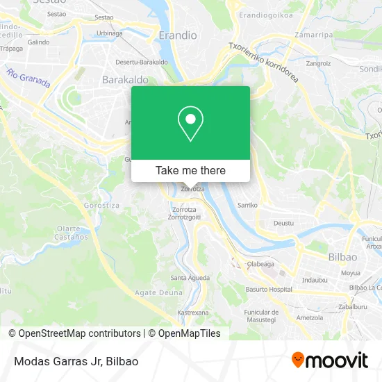 Modas Garras Jr map