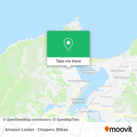 Amazon Locker - Chispero map