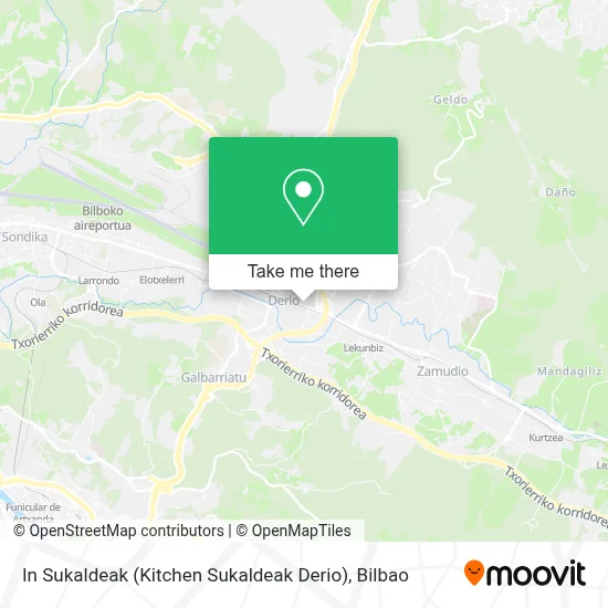In Sukaldeak (Kitchen Sukaldeak Derio) map