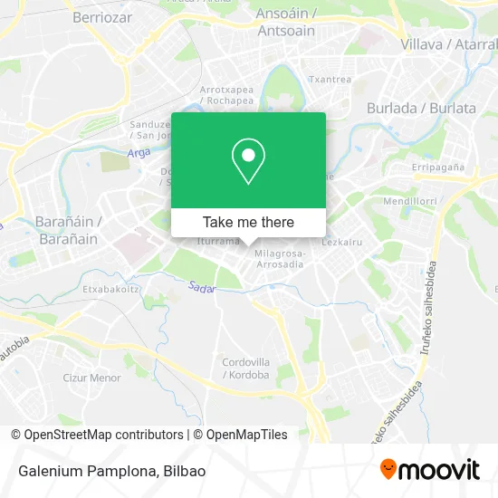 Galenium Pamplona map