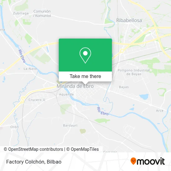 Factory Colchón map
