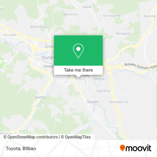 Toyota map
