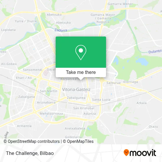 The Challenge map