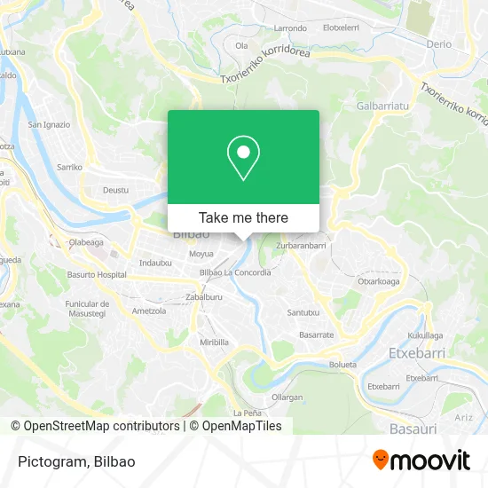 Pictogram map