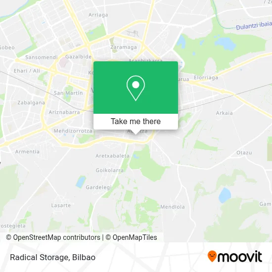 Radical Storage map