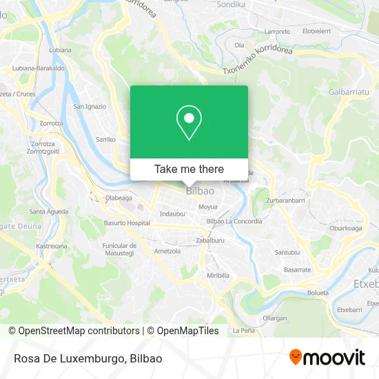 Rosa De Luxemburgo map