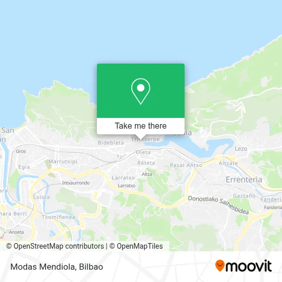 Modas Mendiola map