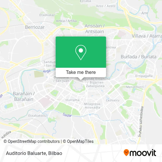 Auditorio Baluarte map