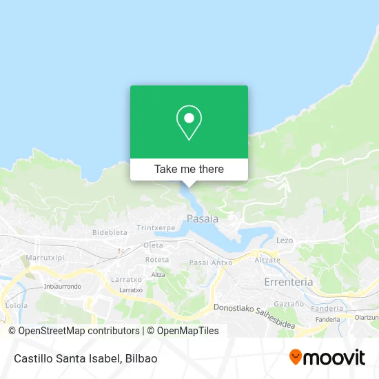 Castillo Santa Isabel map