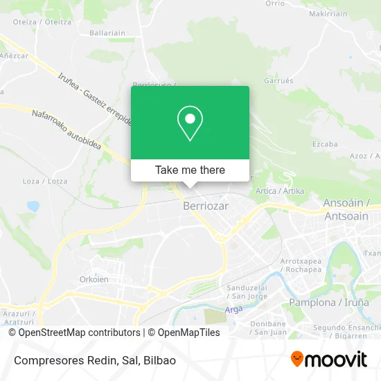 Compresores Redin, Sal map