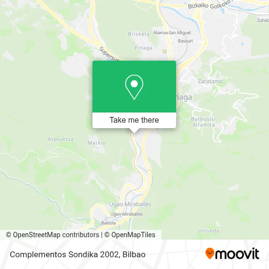 Complementos Sondika 2002 map