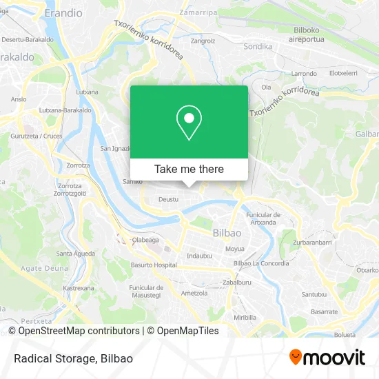 Radical Storage map