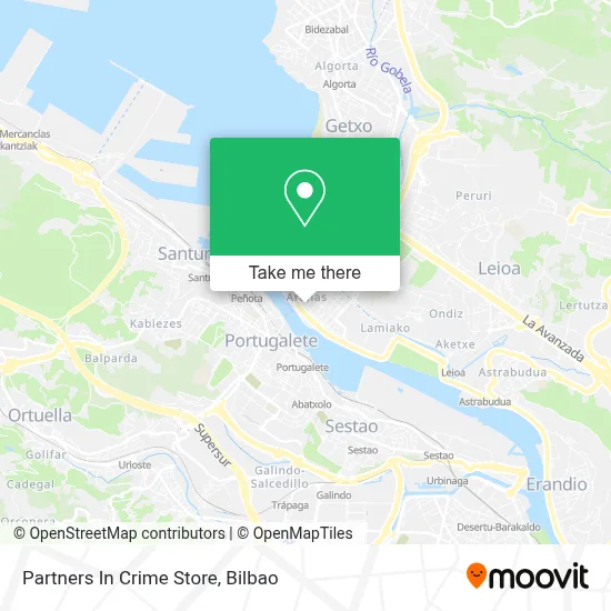 Partners In Crime Store map