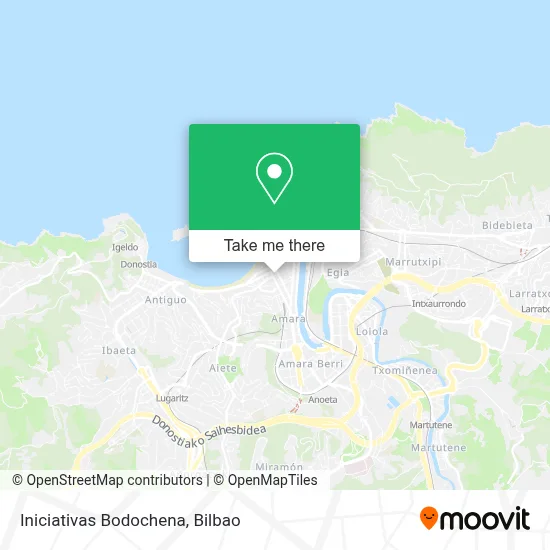 Iniciativas Bodochena map