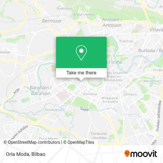 Orla Moda map