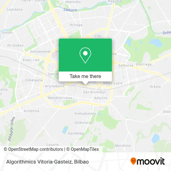 Algorithmics Vitoria-Gasteiz map