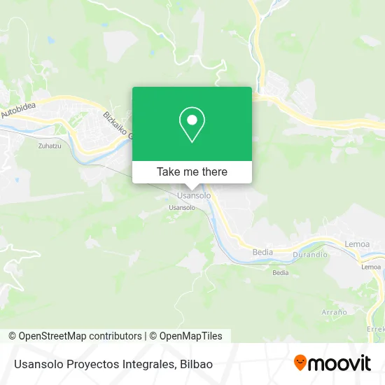Usansolo Proyectos Integrales map