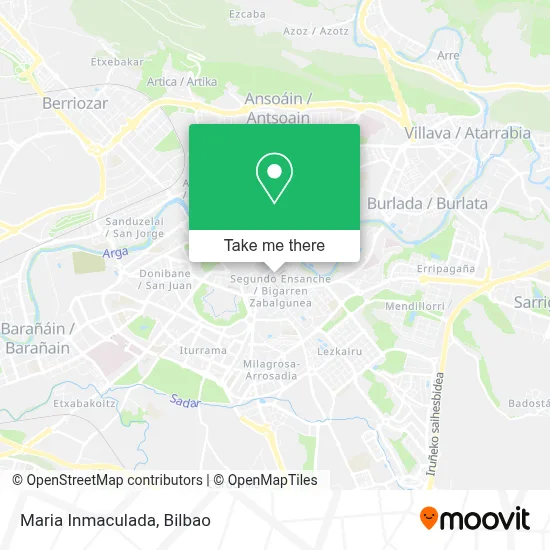 Maria Inmaculada map