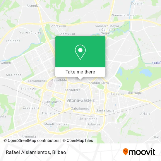 Rafael Aislamientos map