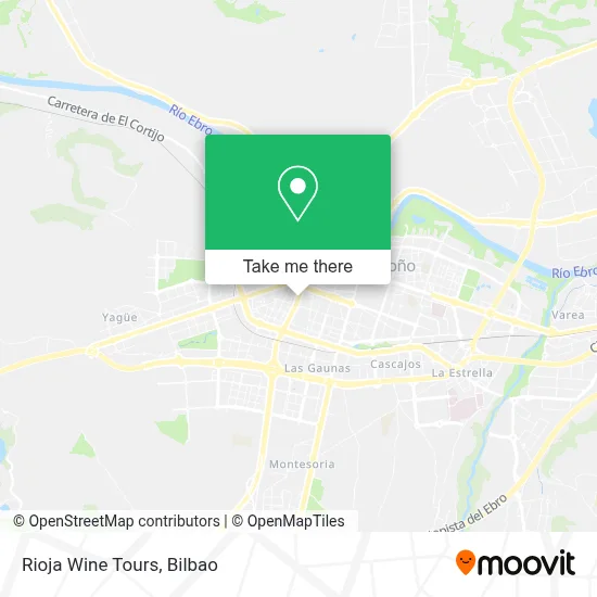 Rioja Wine Tours map