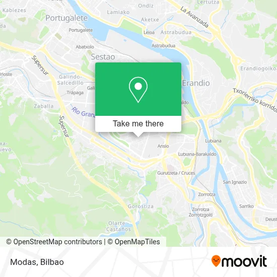 Modas map