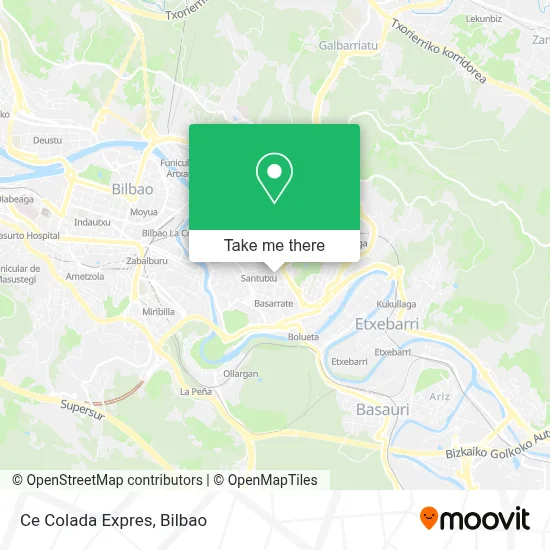 Ce Colada Expres map