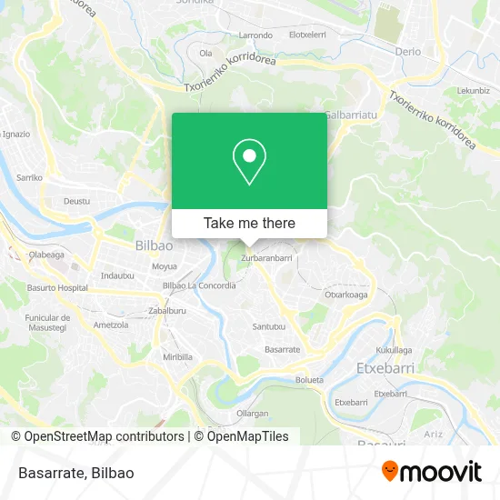 Basarrate map