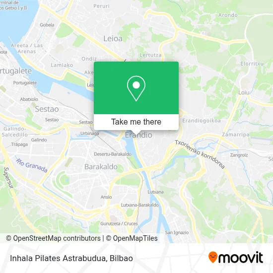Inhala Pilates Astrabudua map