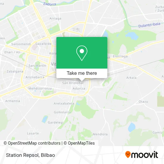 Station Repsol map