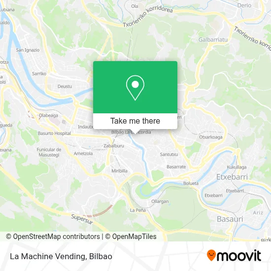 La Machine Vending map