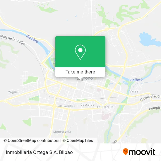 Inmobiliaria Ortega S A map